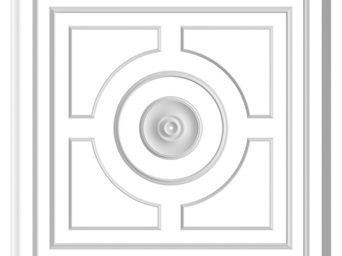  天花板构图第39号3d模型 