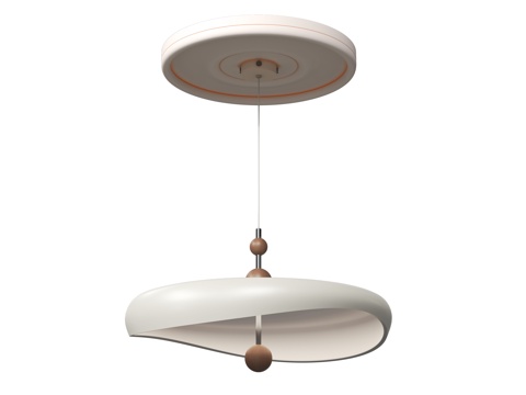  现代吊灯su模型 