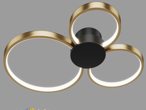  OM 天花板吊灯 Lussole LSP-71123d模型 