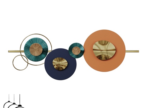  OM 墙面艺术品 Inodesign 百合3d模型 