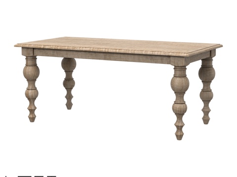  LoftDesigne 60435 型号桌3d模型 