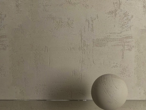  基于圣皮埃尔的装饰性涂层或涂料3d模型 