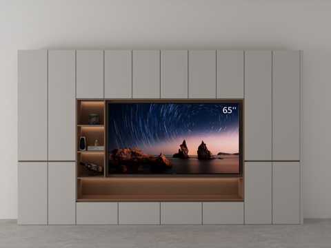  电视柜13d模型 