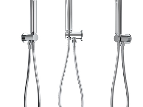  淋浴套装 艾伦布劳 优先5.31019-00 镀铬3d模型 