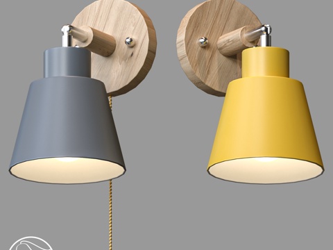  LampsShop.ru B4101 北欧风壁灯 B3d模型 