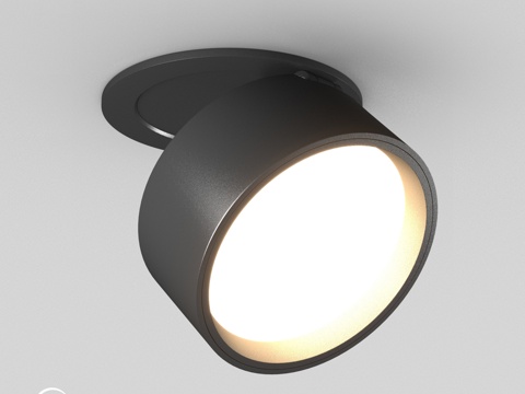  OM灯具LGD POT BUILT R85 12W3d模型 