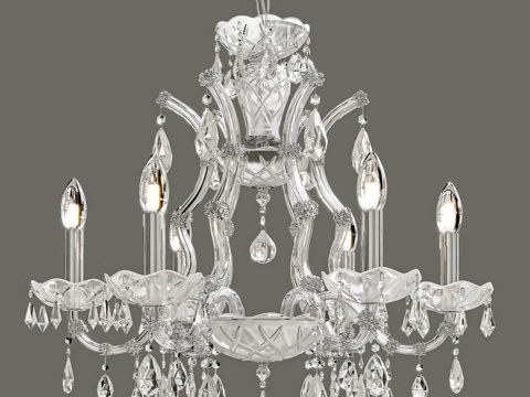  OM 吊灯水晶 Lux BLANCA re SP63d模型 