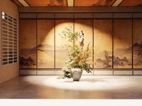 摆件 灯具 装饰品 架子 桌子su模型