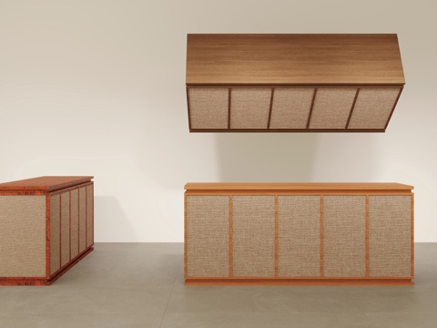  陈列台展台收银台服务台3d模型 