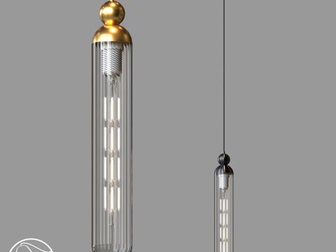  LampsShop.ru PDL2609 吊灯 LAB 灯3d模型 