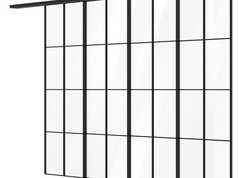  OM室内隔断隐形之门 瀑布款3d模型 