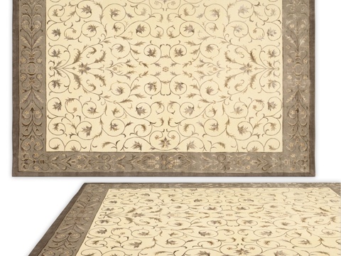  安西地毯（编号1859）3d模型 