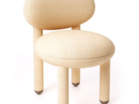  (OM) Noom绒面椅 CS13d模型 