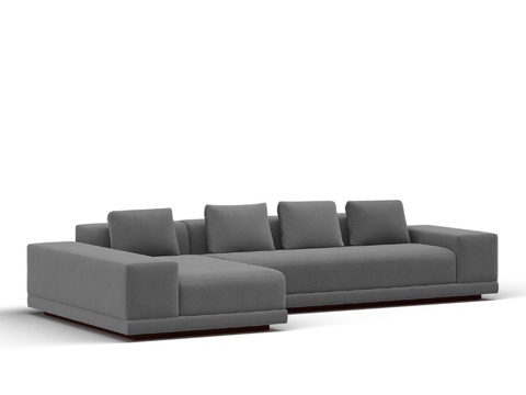  OM Maroon 组合沙发3d模型 