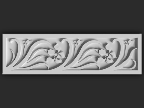  迪卡特面板-48 1806x530x40mm3d模型 