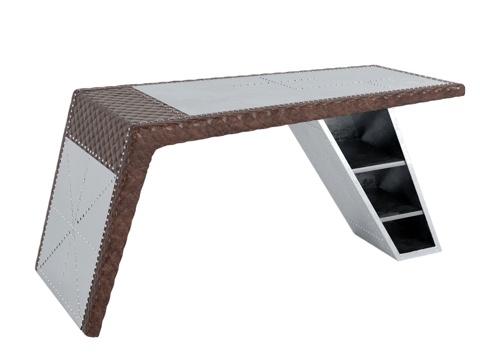  Silver Wing 皮革书桌3d模型 