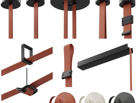  OM Byled ROPE母线灯座3d模型 