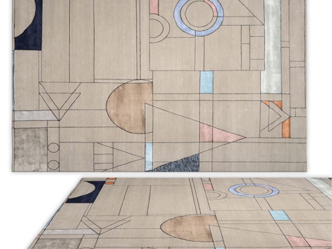  来自安西的地毯（编号3730）3d模型 