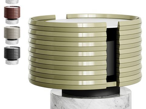  现代简约轻奢茶几 茶几 简约茶几 客厅茶几 圆形茶几3d模型 