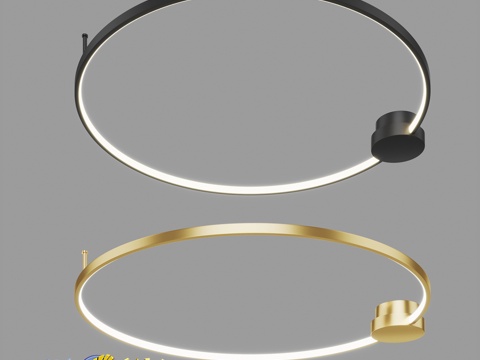  OM天花板吊灯Lussole LSP-7110, LSP-73d模型 