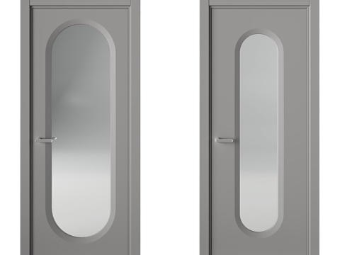  索菲亚·索拉里斯玻璃门（单扇）3d模型 