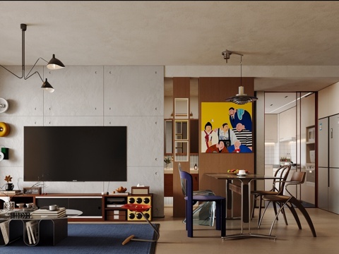  包豪斯客餐厅3d模型 