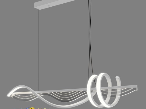  OM 线性吊灯 Lussole LSP-71623d模型 