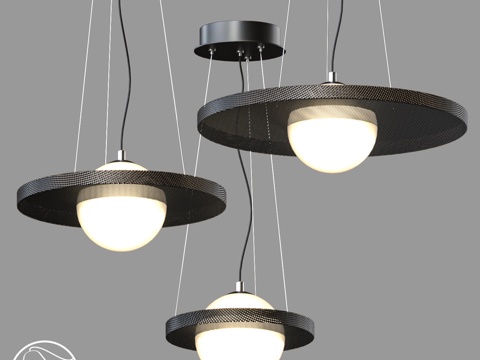 LampsShop.ru PL3250 土星吊灯3d模型 