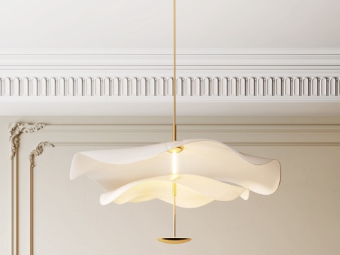 餐厅吊灯 艺术吊灯 奶油风吊灯 书房吊灯 卧室吊灯su模型