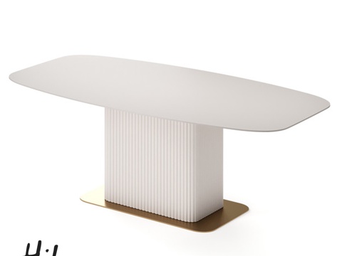  (OM) 矩形餐桌 Kohab3d模型 