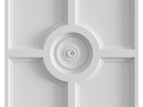  天花板构图第45号3d模型 