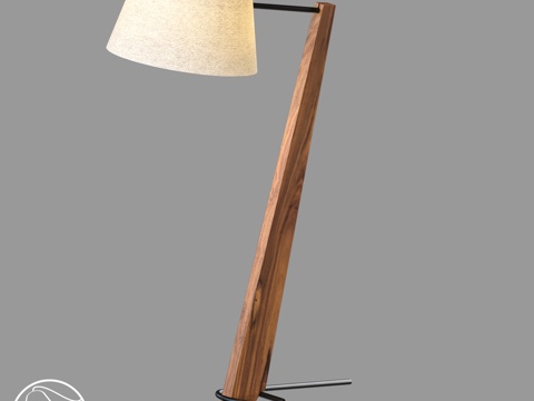 LampsShop.ru T6162 落地灯 自然木3d模型3d模型