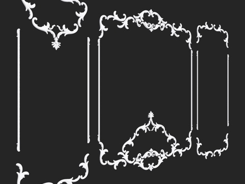  框架 ADEL 6-7-8 号，出自 RosLepnina3d模型 