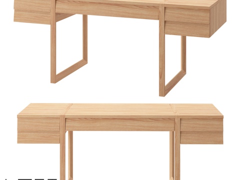  LoftDesigne 61230款书桌3d模型 