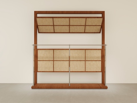  中古金属挂衣架3d模型 