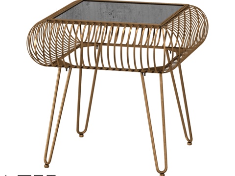  LoftDesigne 70409款咖啡桌3d模型 