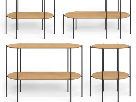  (OM) MANO FACTORY WILLIAM金属边柜3d模型 