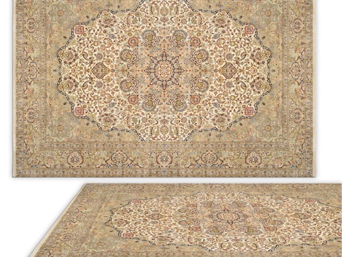  安西地毯（编号1736）3d模型 