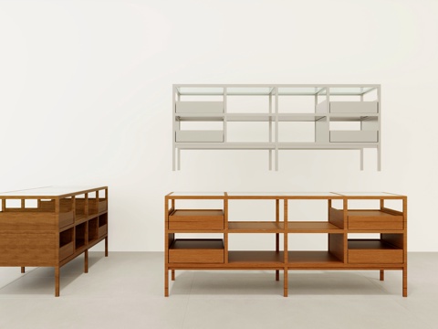  叠装台流水台饰品3d模型 