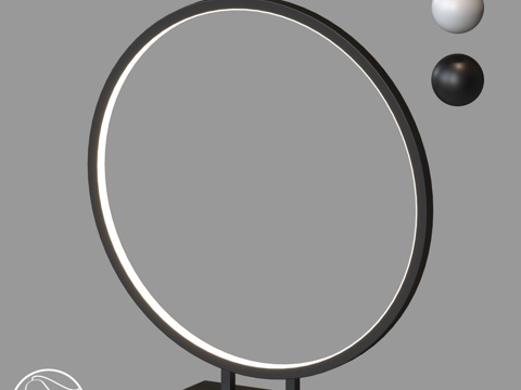  LampsShop.ru NL5070 环形台灯3d模型 
