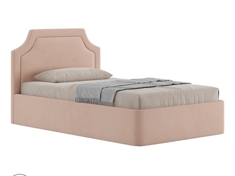  OM单人床 LESTER3d模型 