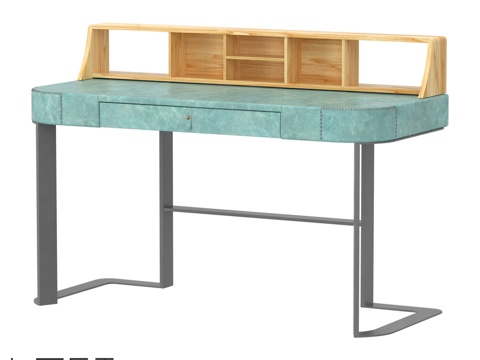  LoftDesigne 6712款书桌3d模型 