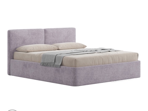  OM床多伦多现代款3d模型 