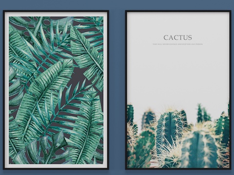  现代装饰画 壁画 挂画3d模型 