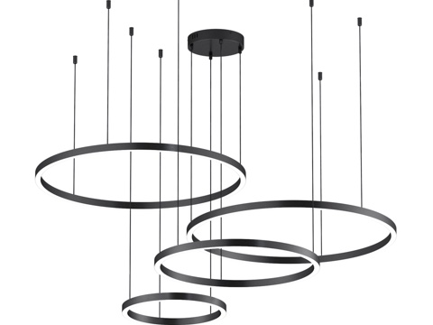  OM Indigo Galass 14001 四灯头黑色款3d模型 