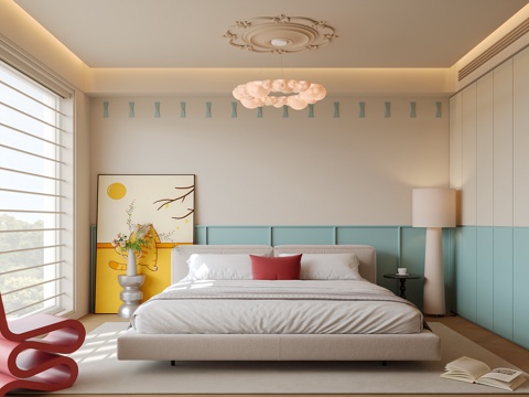  多巴胺卧室3d模型 