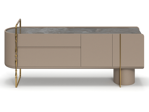  现代简约边柜 装饰边柜 简约边柜 餐边柜3d模型 