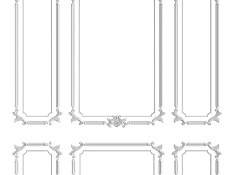  墙面组合 No. 823d模型 