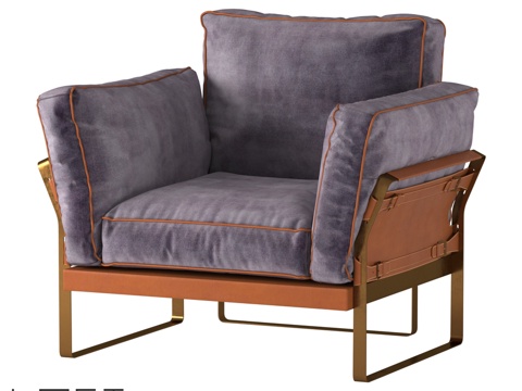 扶手椅 LoftDesigne 30841 型号3d模型 