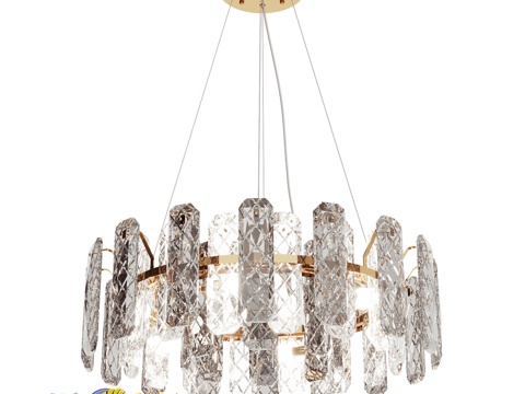  OM吊灯LussoleLSP-88573d模型 